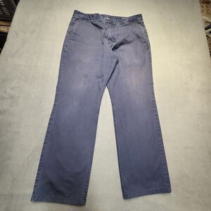 Bonobos Jeans Pants 34x29 Blue Straight Leg Chino Distressed
